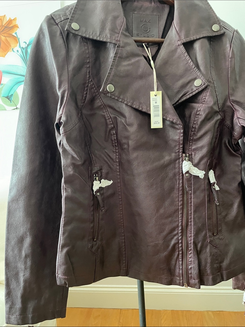 Eileen Fisher Charcoal Asymmetrical Zip Jacket - Picture 11 of 16